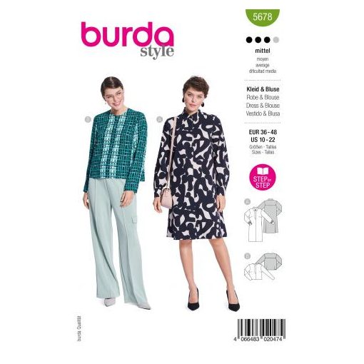 Burda szabásminta - 5678