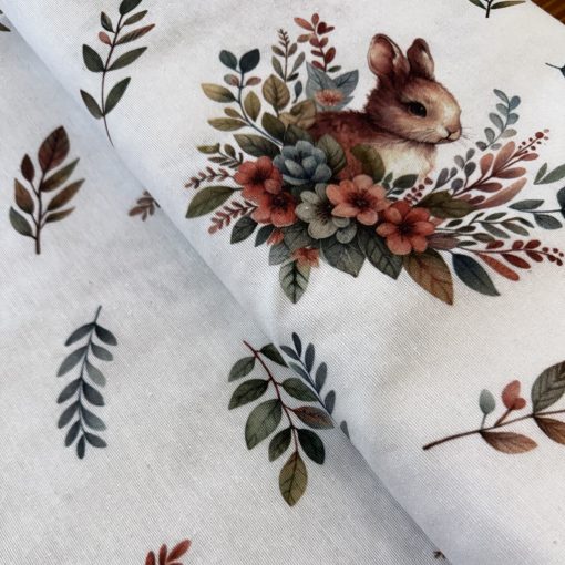 Húsvéti loneta nyuszis leveles