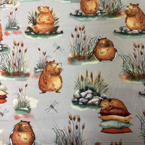 Pamutvászon kapibara (capybara)