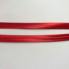 Szatén ferdepánt 1 cm piros