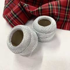 Hímzőfonal Camellia ezüst