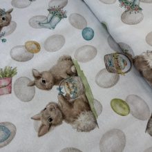 Húsvéti loneta nyuszis talicskás