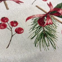 Karácsonyi loneta lurexes nyalókás