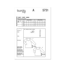 Burda szabásminta - 5731