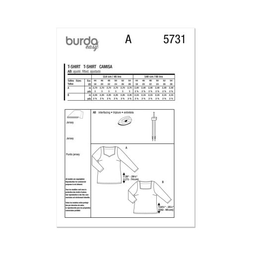 Burda szabásminta - 5731
