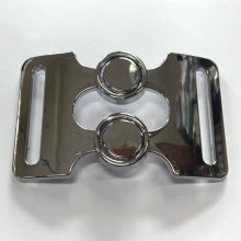 Műanyag övcsat ezüst