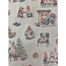 Karácsonyi cuya digitális nyomott állatkás