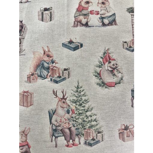 Karácsonyi cuya digitális nyomott állatkás