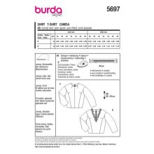 Burda szabásminta - 5697