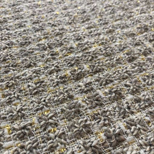 Chanel szövet halvány szürke-arany