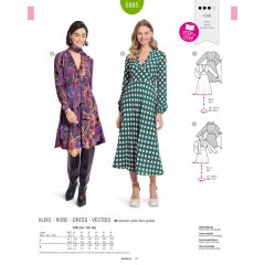 Burda szabásminta - 5885
