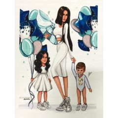 Nyomott mintás panel A4 méret