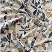 Flokon barna virágos