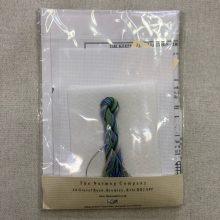 3D keresztszemes - Fehér váza