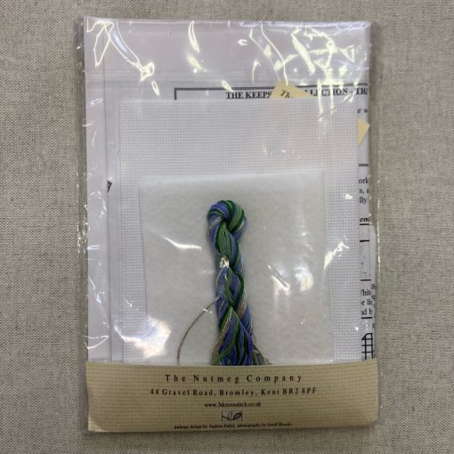 3D keresztszemes - Fehér váza