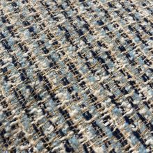 Chanel szövet csillogós kék