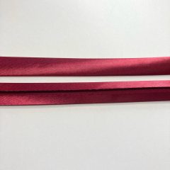 Szatén ferdepánt 2 cm bordó