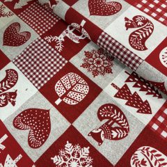 Karácsonyi loneta, karácsonyi patchwork