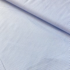 Puplin világoskék hajszálcsíkos