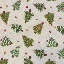 Karácsonyi loneta lurexes karácsonyfás
