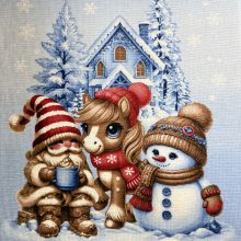 Karácsonyi darázsszövet pónis