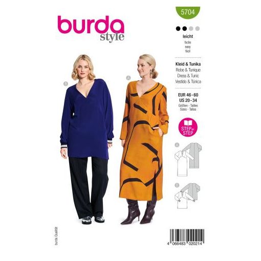 Burda szabásminta - 5704