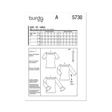 Burda szabásminta - 5730