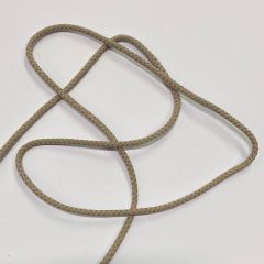 Poliészter madzag/zsinór drapp 3 mm