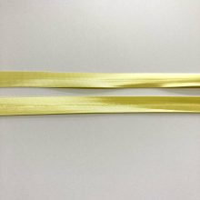 Szatén ferdepánt 1 cm halvány sárga