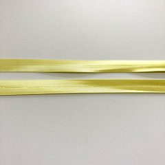 Szatén ferdepánt 1 cm halvány sárga