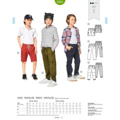 9354 Gyerek szabásminta