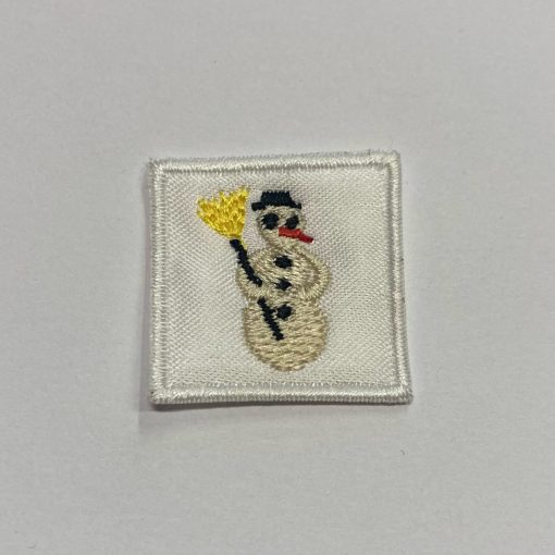 Ovis felvarró 3x3 cm hóember