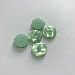 Gomb kétlyukú, 13 mm (20-as), menta