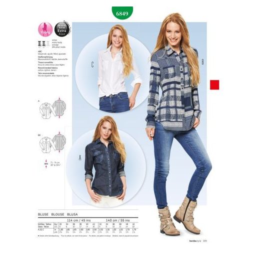 Burda szabásminta - 6849