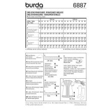 Burda szabásminta - 6887