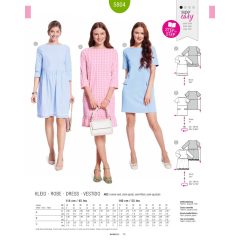 Burda szabásminta - 5804