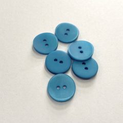 Gomb kétlyukú, 20 mm (32-es), világoskék