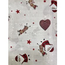 Karácsonyi szívecskés rénszarvasos