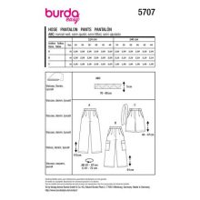 Burda szabásminta - 5707