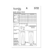 Burda szabásminta - 5722
