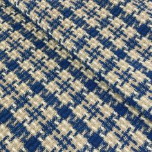 Chanel szövet kék-drapp