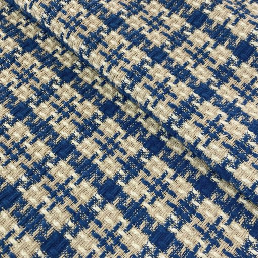 Chanel szövet kék-drapp