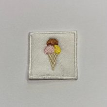 Ovis felvarró 3x3 cm fagyi