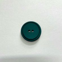 Gomb kétlyukú, 23 mm (36-os), zöld