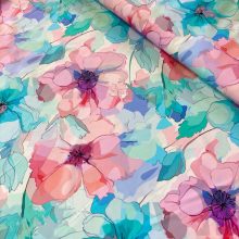 Latina nagy pasztell virágos