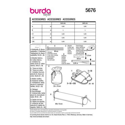 Burda szabásminta - 5676