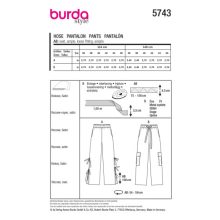 Burda szabásminta - 5743