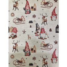 Karácsonyi cuya digitális nyomott szánkós szarvasos