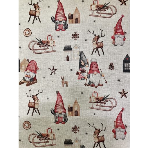 Karácsonyi cuya digitális nyomott szánkós szarvasos