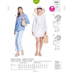 Burda szabásminta - 5822